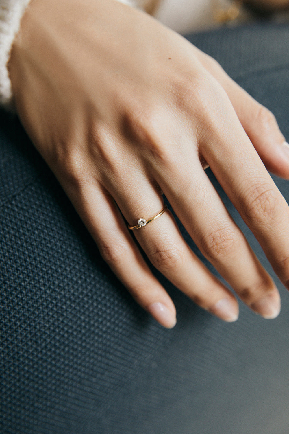 【HYERES LOR】Champagne Full Moon Duo Shine Ring moongulddouble.jpg?v=